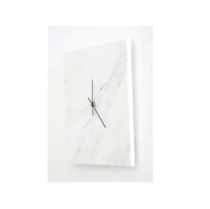 Luxury Marble Hanging Minimalist White Pattern Face Elegant Gold Hour Markers Hands Modern Mechanical Silent Diwali Wedding - Product Image 2