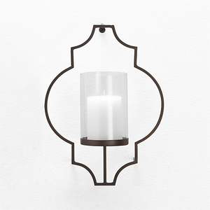 Rustic Aluminum <b>Wall</b> <b>Sconce</b> With Weathered Look For Country Style Homes And Warm <b>Wall</b> Mounted <b>Lighting</b> - Product Image 3