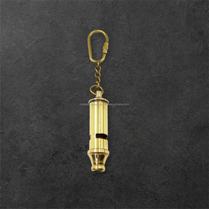 พวงกุญแจนกหวีดทองเหลืองโบราณ เสียงดัง ปลอดภัย กันน้ำ น้ำหนักเบา สำหรับการเดินทางและกิจกรรมกลางแจ้ง - Product Image 4