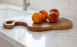 Planche à découper en bois naturel pour une cuisine saine, structure durable avec finition sécurisée pour les couteaux et de qualité alimentaire - Product Image 6