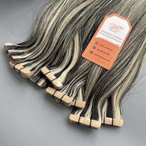 2024 nouvelle haute qualité 100% Extensions de cheveux humains vietnamiens Double dessiné Invisible ruban qualité vendeur - Product Image 1