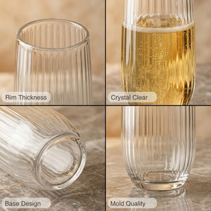 [Holar] Vasos de Champán de Plástico Acrílico de Grado Comercial, Resistentes a los Golpes, de 8 oz, Fabricados en Taiwán, para Bares, Restaurantes y Fiestas - Product Image 4