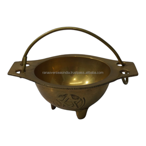 Cuenco Decorativo de Latón con Asa para Colgar, para Altar, Rituales, Quemador de Incienso, Meditación y Decoración del Hogar - Product Image 5