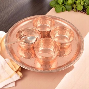 Pure Copper Hand-made <b>Portable</b> <b>Vacuum</b> Flask Thermos with 6-12 Hours Thermal Insulation Contemporary Design Gift Box Packaging - Product Image 1