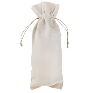Artisan Weave Cotton Bottle Carrier Elegant Canvas Gift <b>Bag</b> Canvas Shopping <b>Bag</b> <b>Medium</b> <b>Size</b> Top Handle Groceries Carrier Beige - Product Image 2