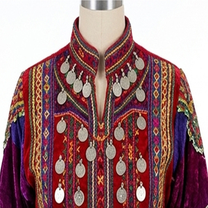 Vestido Afgano Étnico Kuchi Hecho a Mano, Tradicional, Bordado, para Mujer, Talla Larga, Vestido Afgano Kuchi para Boda Étnica - Product Image 5