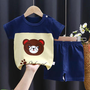 Conjunto de Ropa de Verano 2025 para Niños, Camiseta de Manga Corta con Estampado Informal y Pantalones Cortos, Traje para Bebés Niños y Niñas - Product Image 5