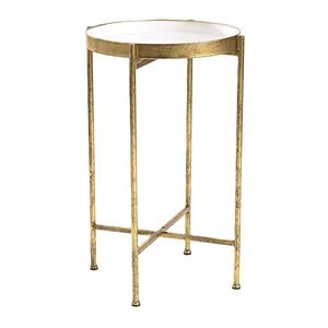 Mesa Auxiliar Moderna y Elegante de Metal con Bandeja Elevable para Té y Café, Ideal para Sala de Estar, Oficina, Exteriores, Mesa Auxiliar para Sofá - Product Image 3