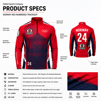 Veste de curling pour homme à col zippé 220GSM en polyester, vêtement technique performant, softshell athlétique