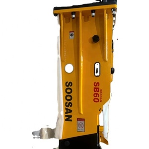 Briseur hydraulique SOOSAN-Modèle SB60 en forme de boîte adapté aux excavatrices de 15 à 18 tonnes, chargeuses pelleteuses - Product Image 1