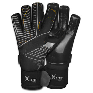 Équipement de gardien de but de football pour adultes, injecteur en caoutchouc professionnel, respirant, antidérapant, fermeture à boucle et crochets, gants de gardien de but unisexes - Product Image 1
