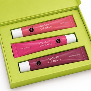 เซ็ตลิปบาล์มเนื้อกลอส 3 ชิ้น สีชมพูนู้ด โรส เบอร์รี่ กลิ่นผลไม้ ชุ่มชื้น ปรับแต่งได้ ขายส่งจำนวนมาก - Product Image 3