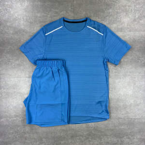 Conjunto de Pantalones Cortos y Chaqueta Cortavientos para Hombre 2025, Traje Deportivo Ligero de Nailon para Hombre - Product Image 4