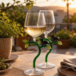 Verre à dégustation de vin haut de gamme, événements de dégustation de vin, fabricant indien au meilleur prix, verre à vin en borosilicate - Product Image 3
