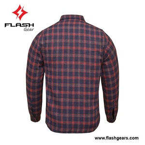 Camisa de franela para motocicleta con protección CE nivel 2 para hombre, camisa de ciclista transpirable con la mejor armadura protectora para adultos - Product Image 2