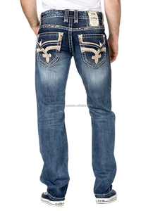 High Quality <b>Jeans</b> With Embroidery Design on Back Pocket - Product Image 2