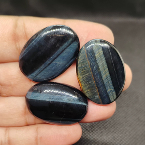 Blue <b>Tiger</b> <b>Eye</b> Gemstone Wholesale 100%Natural <b>Tiger</b> <b>Eye</b> Beautiful Crystal Gemstone for Jewellery Making Ready to Ship - Product Image 1