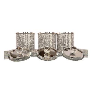 Ambrose squisito vetro diamante schiacciato tè e caffè contenitori con vassoio Premium accessorio in confezione regalo - Product Image 4
