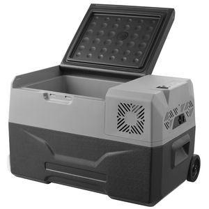 Congelatore Portatile Monozona 30L 12/24V DC Frigorifero per Auto con Ruote e Maniglia Spina EU per Camper 4 68 F - Product Image 1