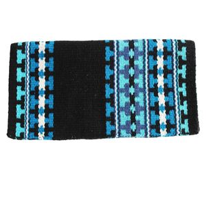 Manta de Lana para Silla de Montar Western 32x34 Turquesa Navajo de Alta Calidad Lista para Enviar a EE. UU. con Envío Gratuito - Product Image 5