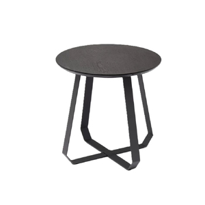 Eco Friendly Matte Black Side <b>Table</b> Aluminum Round Trumpet Pedestal Accent <b>Table</b> <b>Small</b> <b>Metal</b> End <b>Table</b> for Living Room Cafe - Product Image 4