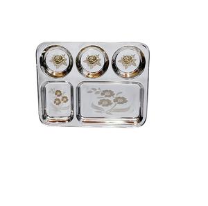 Juego de 6 Platos de Acero Inoxidable (12 cm) con Acabado Espejo, Ideales para Servir Aperitivos, Desayunos y Postres - Product Image 2