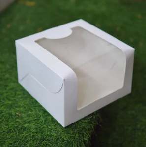 Emballage de gâteaux avec fenêtre de qualité supérieure, multi-tailles, couleur personnalisée, provenant d'un exportateur indien, au prix de gros. - Product Image 2