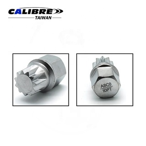 TAIWAN CALIBRE 10pc 10-21pt Anti-Theft <b>Wheel</b> Lock Lug <b>Nut</b> Key Socket Set for VAG Vehicles, <b>Wheel</b> Lock Kit - Product Image 5