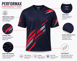 เสื้อยืดซับลิเมชั่นแฟชั่นใหม่ คุณภาพทนทาน บริการ OEM พิมพ์ลายดิจิทัล ขายส่ง ดีไซน์ใหม่ เสื้อยืดโพลีเอสเตอร์ซับลิเมชั่น - Product Image 5