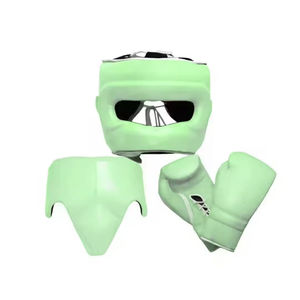 OEM 2026 Genuine Leatherboxing Sets <b>Head</b> Guard Junior <b>Training</b> Boxing Kit Latest Design Genuine Leather Boxing Set - Product Image 3