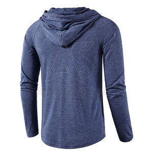 Sweat-shirts d'entraînement pour hommes à séchage rapide et légers, haute qualité, faible MOQ, sweats-shirts d'entraînement basiques pour hommes - Product Image 2