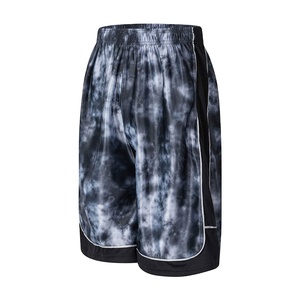 Pantalones cortos bordados de algodón 100% para hombre, personalizados al por mayor, pantalones cortos de malla para baloncesto, ropa de calle de estilo sólido - Product Image 5