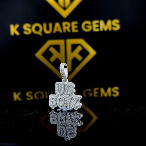 จี้เพชรทองคำ 14KT แบบสั่งทำพิเศษ ดีไซน์ทันสมัย พร้อมชาร์ม ชุดเครื่องประดับฮิปฮอปสุดหรู ของขวัญแฟชั่นสุดล้ำ - Product Image 2