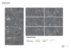 กระเบื้องพอร์ซเลนแผ่นใหญ่ขนาด 600x1200 มม. 60x120 ซม. 24x48 นิ้ว ผิวแกะสลักสวยงาม สำหรับตกแต่งบ้านและอาคาร - Product Image 2