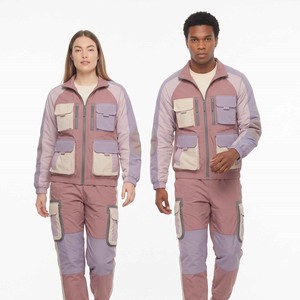 New Summer Nylon Pocket Windbreaker Set Zip up Windbreaker <b>Jacket</b> Tracksuit Polyester Streetwear TrackSuit Set For Men & <b>Women</b> - Product Image 5