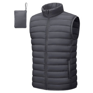 Chaqueta acolchada ultraligera con capucha para hombre, chaqueta sin mangas de invierno, chaqueta informal con capucha de alta calidad para invierno - Product Image 4