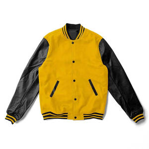Nueva Chaqueta Varsity de Lana con Diseño Personalizado para Hombre, Cierre de Botones, Precio Accesible, Chaquetas Varsity para Hombre - Product Image 1
