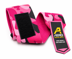 Sangles élastiques AERO camouflage rouge très populaires, antidérapantes et très extensibles pour la musculation, l'haltérophilie, les soulevés de terre - Soutien fitness - Product Image 6