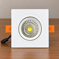 Mini spot LED encastrable 3W 5W 7W 9W 12W, orientable, en aluminium moulé sous pression
