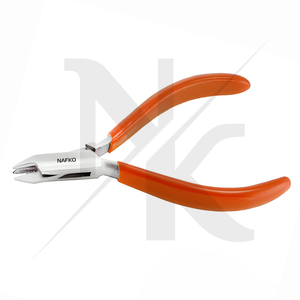 Premium Quality Stainless Steel Trident Pliers 115mm Wire <b>Cutters</b> Needle Nose Jewelry Setting Equipment DIY Grade Jewelry Making - Product Image 2