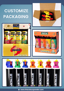 Mini Thunder, Pistola de Colores Portátil Ligera para Eventos |   Lanzador de Confeti Compacto para Festivales - Halloween, Acción de Gracias, Graduación - Product Image 2