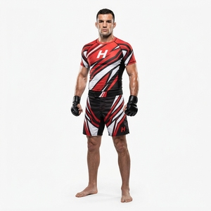 Rashguard de sublimation personnalisé pour le MMA – Tenue de combat pour l'entraînement, le sparring et la compétition en arts martiaux - Product Image 1