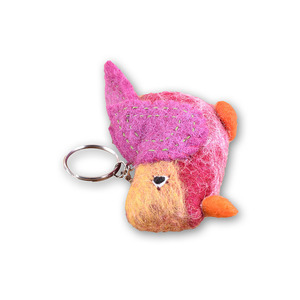 Bird Design Felt Plush <b>Key</b> Ring Unique and Stylish <b>Key</b> <b>Chains</b> - Product Image 1