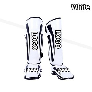 Protections de tibia en cuir PU pour boxe, MMA, Muay Thai, Karaté – Personnalisables, OEM, Prix de gros - Product Image 6