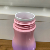 Botol busa Ombre 170ml kosong leher 42mm Dispenser sabun plastik botol busa dengan sikat dibuat di Vietnam