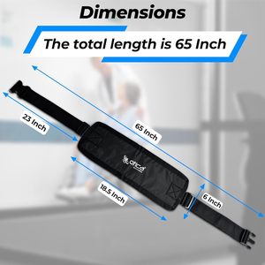 Cojín Ajustable para Respaldo de Silla de Ruedas, Almohadilla de Soporte para Asiento Acolchada, Cinturón de Cuidado Corporal para Uso Diario en Movilidad - Product Image 2
