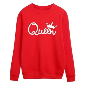 Custom Logo Women's Oversized Casual Knitted 100% Cotton Sweatshirt Plain Dyed Best Selling Wholesale OEM High Quality - Product Image 2