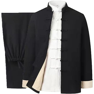 ชุดยูนิฟอร์มกังฟูแบบโอเวอร์ไซส์ ปักลายสีพื้น คุณภาพพรีเมียมใหม่ ผลิตตามสั่ง สำหรับศิลปะการต่อสู้ สไตล์ฮิปฮอป - Product Image 5