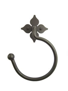 Premium Iron Towel <b>Ring</b> With Rustic Finish Wall Mounted <b>Holder</b> For Bathroom And Kitchen Decoration - Product Image 2
