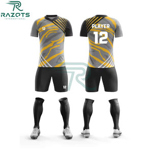 High Quality Soccer Shirts Manufacturer Custom Embroidery Logo <b>Patchwork</b> Mesh Breathable Football Jersey Short Sleeve Plus Size - Product Image 4